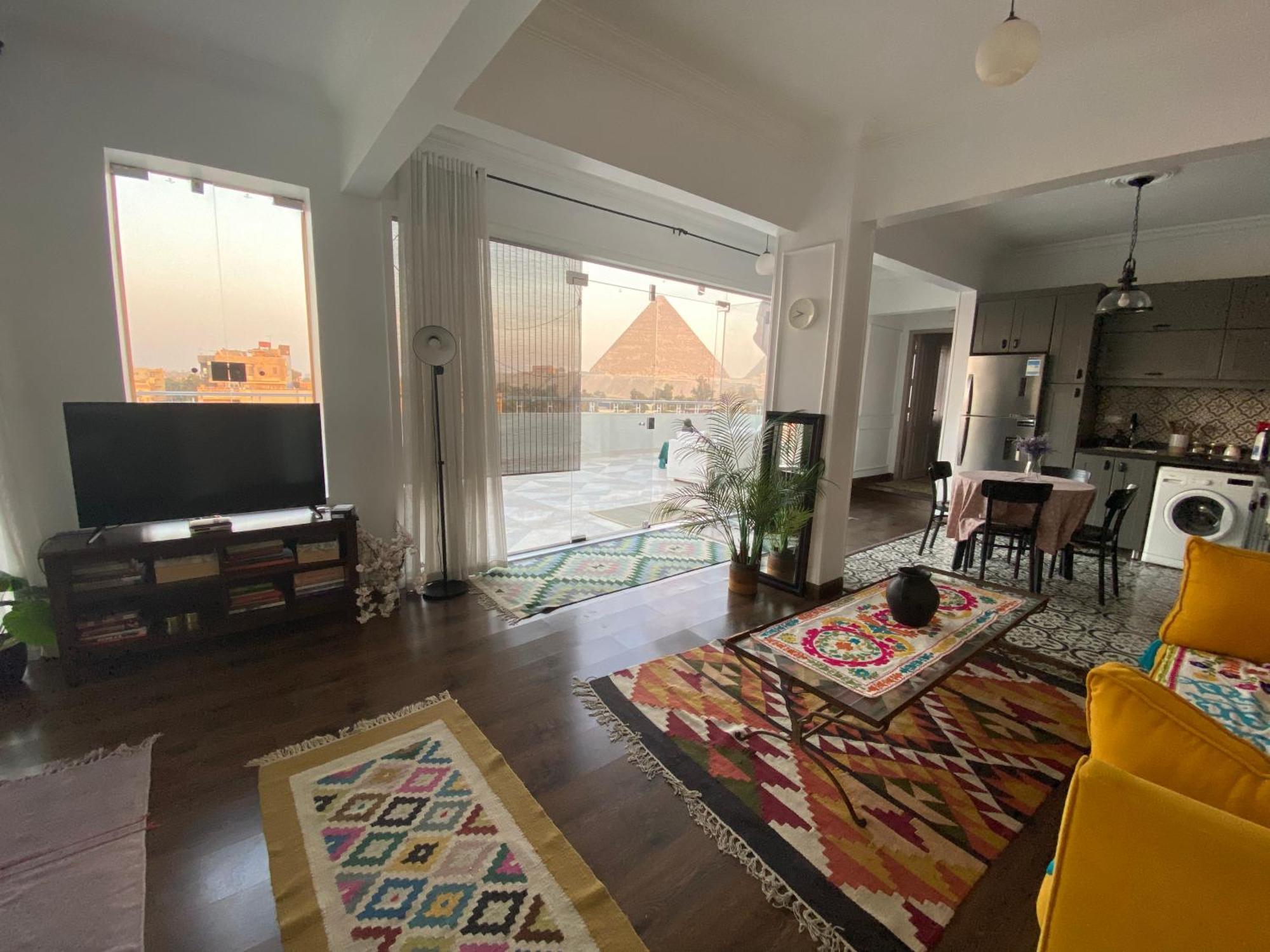 La Perle Pyramids Apartment ไคโร ภายนอก รูปภาพ